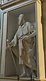 The plaster statue of Saint Paul.