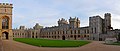 Image 5 Windsor Castle Photo credit: Diliff The quadrangle of Windsor Castle, one of the principal official residences of the British monarch. On the far left is the State Apartments, at the end of the quad is the Private Apartments, where Queen Elizabeth II resides on weekends, and on the right, the South Wing. Located at Windsor in the English county of Berkshire, it is the largest inhabited castle in the world and, dating back to the time of William the Conqueror, the oldest in continuous occupation. More featured pictures