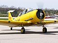 A Canadian Car & Foundry Harvard Mark 4 belonging to the Canadian Harvard Aircraft Association, seen at the Hanover, Ontario, Canada, COPA Rust Remover, 2004