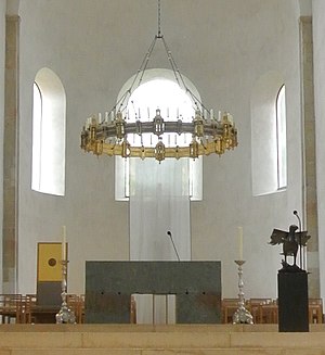 Chandelier in a church