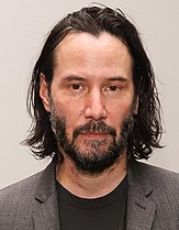 A photograph of Keanu Reeves
