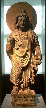bronze figure The Bodhisattva Maitreya, 2nd century, Gandhara