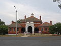 Leeton Courthouse, completed in 1943 in the Interwar Stripped Classical style.[15]