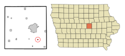 Location of Ferguson, Iowa