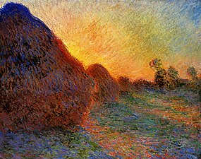 Meules, from the 1890–1891 series of Haystacks by Claude Monet