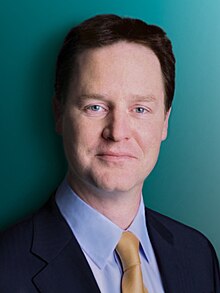 Official portrait of Nick Clegg as Deputy Prime Minister in 2011