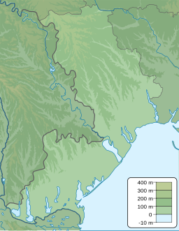 Location of lagoon in the Black Sea