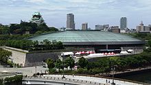 The Osaka-jo Hall, as photographed on August 7, 2014.