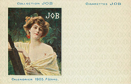 Paul Jean Gervais, 1905 postcard
