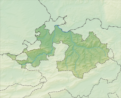 Location map Switzerland Basel-Landschaft