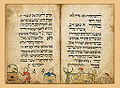 Image 16Birds' Head Haggadah, unknown author (from Wikipedia:Featured pictures/Artwork/Others)