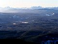 Stone Mountains seen from across Muskwa River Valley