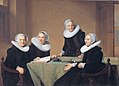 Regentesses Guertge Laurensdr, Beatrix Schatter, Belijtgen van Schilperoort, and Elisabeth van Teffelen, painted by Johannes Cornelisz Verspronck in 1641