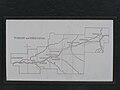 Map of the Wabash & Erie Canal