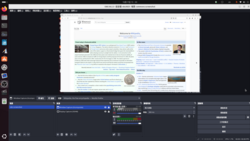 在Ubuntu运行的OBS截图