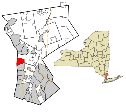 Location of Sleepy Hollow, New York