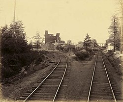 The Lattimer Colliery, photographed circa 1890 by William H. Rau