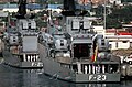 秘鲁狼级巡防舰，在直升机机库的两侧各搭载一台DARDO近程防御武器系统