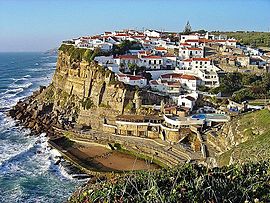 Village of Azenhas do Mar on the Colares coast.