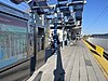 The platform at Culver City station