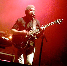 Geraghty performing in the Olympia Theatre, Dublin, 2009.