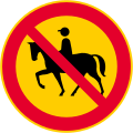 No equestrians (formerly used )