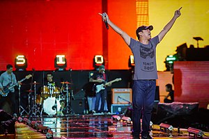 Parokya ni Edgar at a live performance in 2016