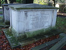 Granville Sharp's tomb at All Saints Church, Fulham