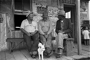 A conversation at the General Store near Jeanerette, Louisiana, 1938