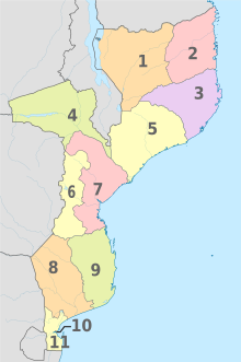 莫桑比克行政区划