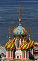 俄罗斯下诺夫哥罗德巴洛克风格教堂顶。