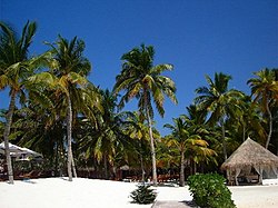 Rangalifinolhu island in Ari Atoll or Alif Dhaalu Atoll where Conrad-Hilton operates a resort