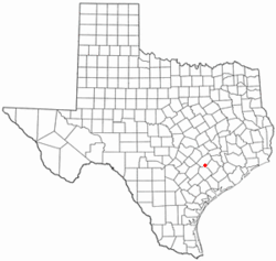 Location of Schulenburg, Texas