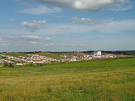 A view of the main village of Santo Aleixo