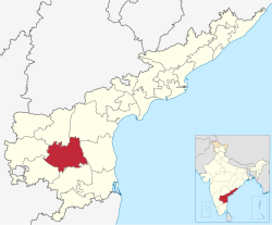 Location of YSR district in Andhra Pradesh
