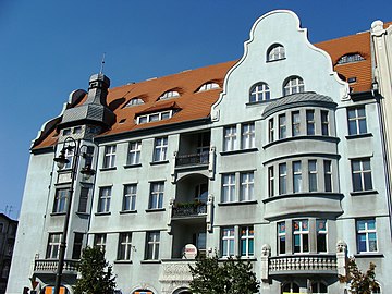 Frontage onto Mickiewicz alley