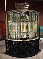 Condensing light. Lighthouse optic, designed by Thomas Stevenson. Chance Brothers and Company, Birmingham, 1866. National Museum of Scotland, Edinburgh