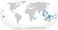 Grey reef shark geographic range