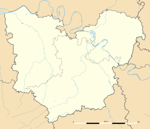 布雷蒂尼在厄尔省的位置