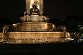 Fountain by night