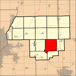 Location in Woodford County