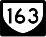 Highway 163 marker
