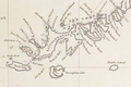 Fragment of George Powell's 1822 chart of the South Shetland Islands and South Orkney Islands featuring Robbery Beaches (as 'North Beach')