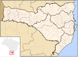 Location of Balneário Camboriú