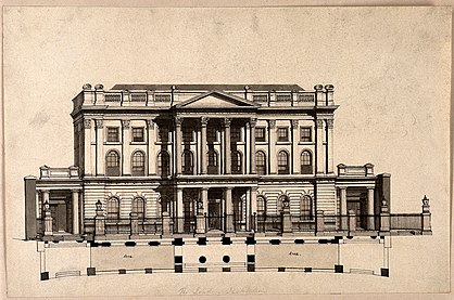 The London Institution, Moorfields, London, 1819 (attributed)