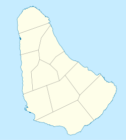 康奈尔镇在巴巴多斯的位置