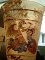 Begram vase depicting the rape of Ganymede by Zeus.