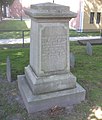 Grave monument for Gov. Henry Bull and his wives