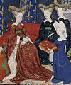 Image 37Christine de Pizan presents her book to Queen Isabeau of Bavaria. (from History of feminism)