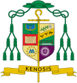 Coat of arms as Auxiliary Bishop of San Fernando